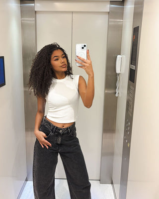 Off-White Wrinkled Top Wrinkled Top IN YOUR SHOE M