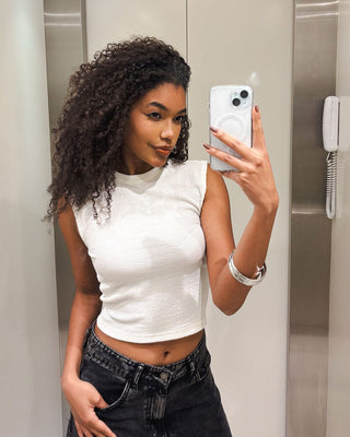 Off-White Wrinkled Top Wrinkled Top IN YOUR SHOE S