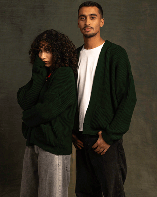 Olive English Knit Cardigan Cardigans IN YOUR SHOE
