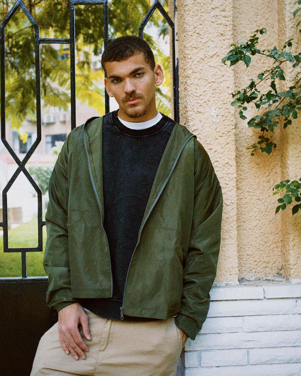Olive Green Windbreaker Windbreaker IN YOUR SHOE L