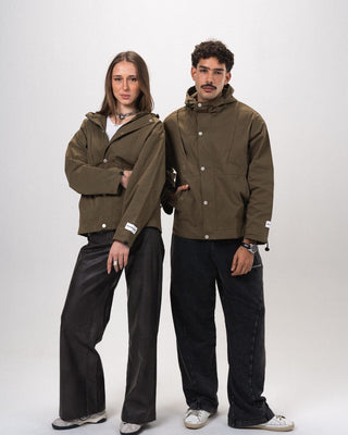 Olive Regular Windbreaker Windbreaker IN YOUR SHOE S