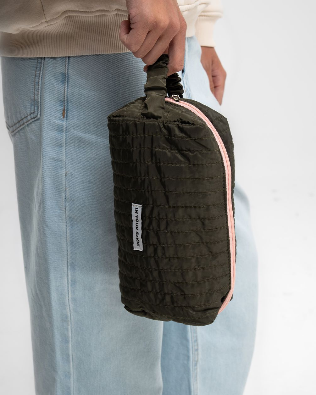 Olive Toiletry Bag Toiletry Bag IN YOUR SHOE