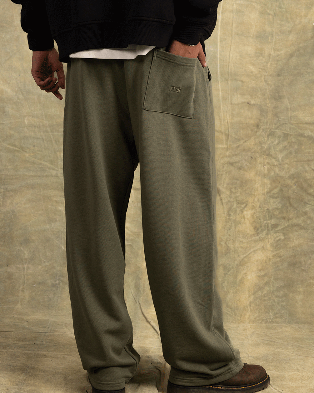 Olive Wide Leg Swants Swants IN YOUR SHOE L