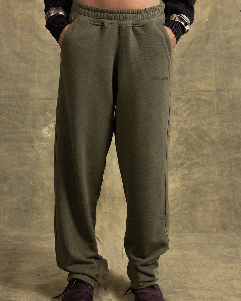 Olive Wide Leg Swants Swants IN YOUR SHOE S