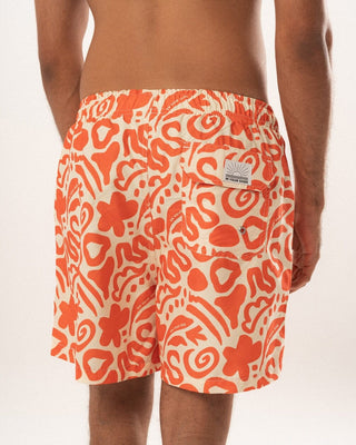 Orange Creamsicle Swim Shorts Swim Shorts IN YOUR SHOE L