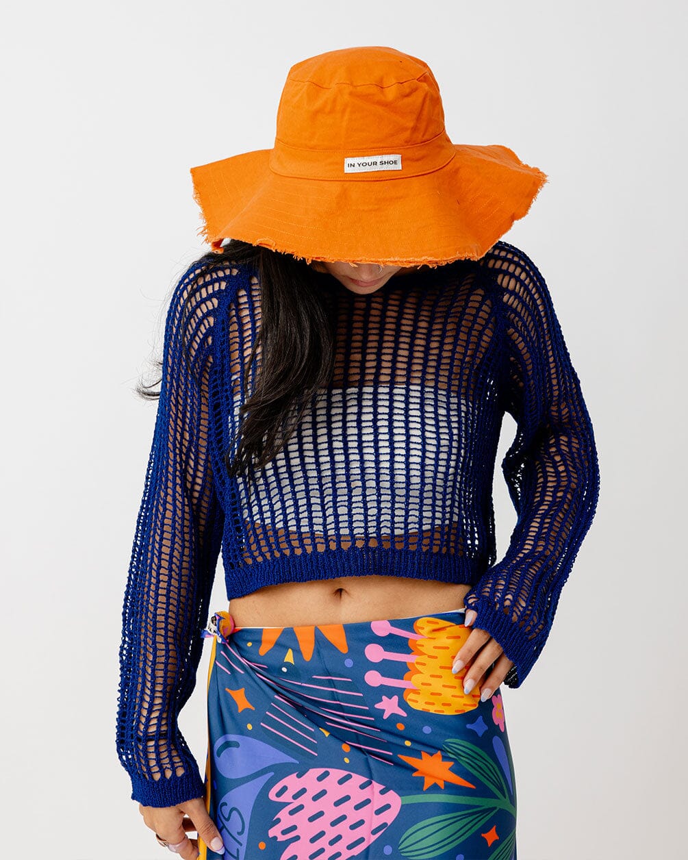 Orange Floppy Hat Floppy Hats IN YOUR SHOE
