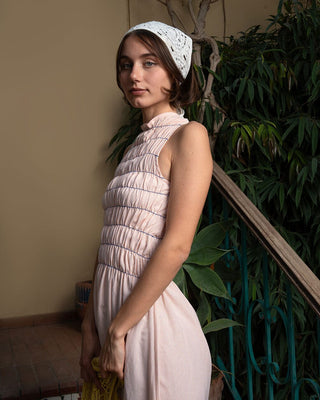 Orange Striped Sleeveless Dress Sleeveless Dress IN YOUR SHOE M