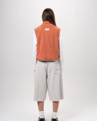 Orange & Yellow Regular Fleece Jacket Fleece Jacket IN YOUR SHOE