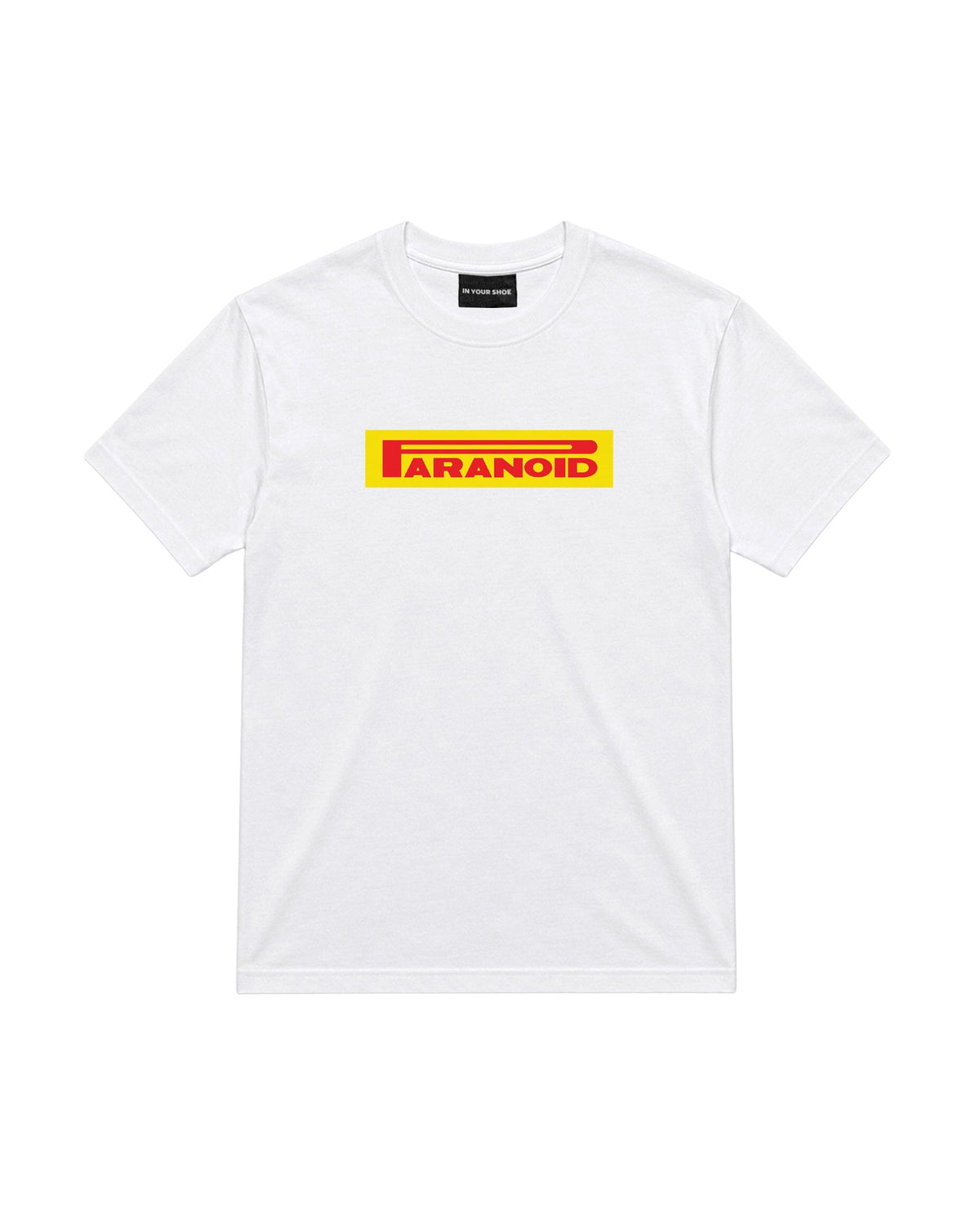 Paranoid Regular Tee Printed Regular Tees IN YOUR SHOE