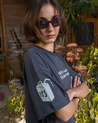 Party Is Always Fire Oversized Tee Printed Oversized Tees IN YOUR SHOE