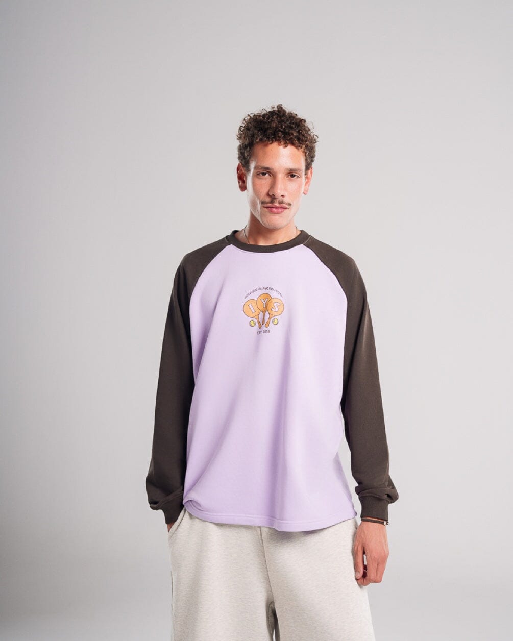 Pastel Rose Raglan Oversized Top Long Sleeve Tops IN YOUR SHOE S