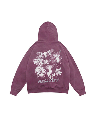 Peace & Dreams Boxy Washed Hoodie Boxy Hoodies IN YOUR SHOE