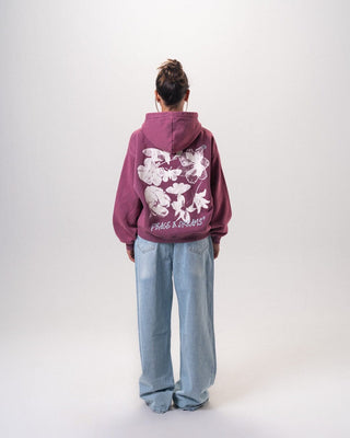 Peace & Dreams Boxy Washed Hoodie Boxy Hoodies IN YOUR SHOE