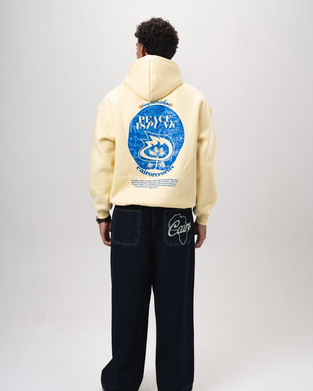 Peace is Punk Hoodie Printed Hoodies IN YOUR SHOE L