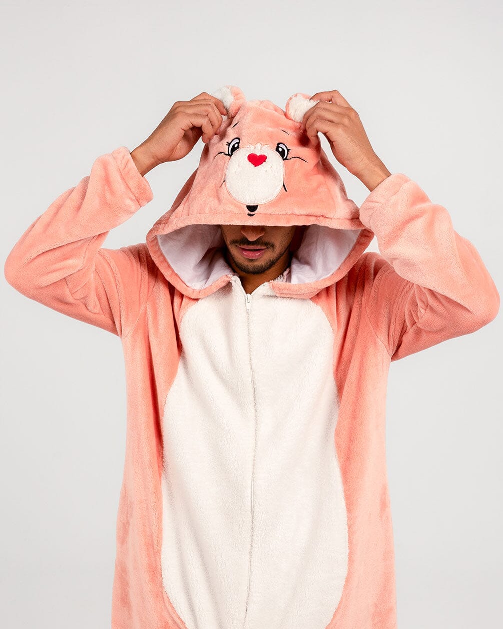 Pink Bear Onesie Onesies IN YOUR SHOE L-XL