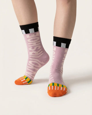 Pink Bomb Neck Socks Neck Socks IN YOUR SHOE