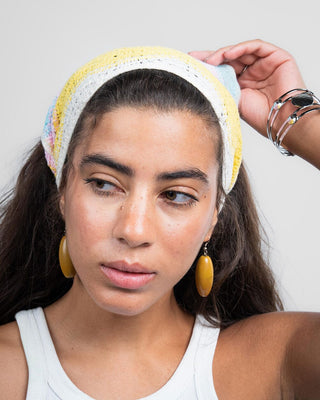 Pink Ice Cream Crochet Bandana Bandana IN YOUR SHOE
