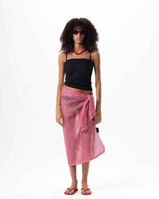 Pink Knit Flowy Wrap Flowy Wraps IN YOUR SHOE S/M