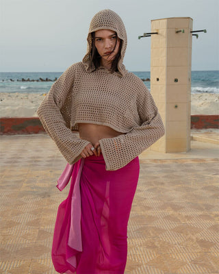 Pink Maxi Flowy Wrap Flowy Wraps Maxi IN YOUR SHOE