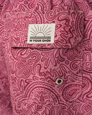 Pink Paisley Swim Shorts Swim Shorts IN YOUR SHOE