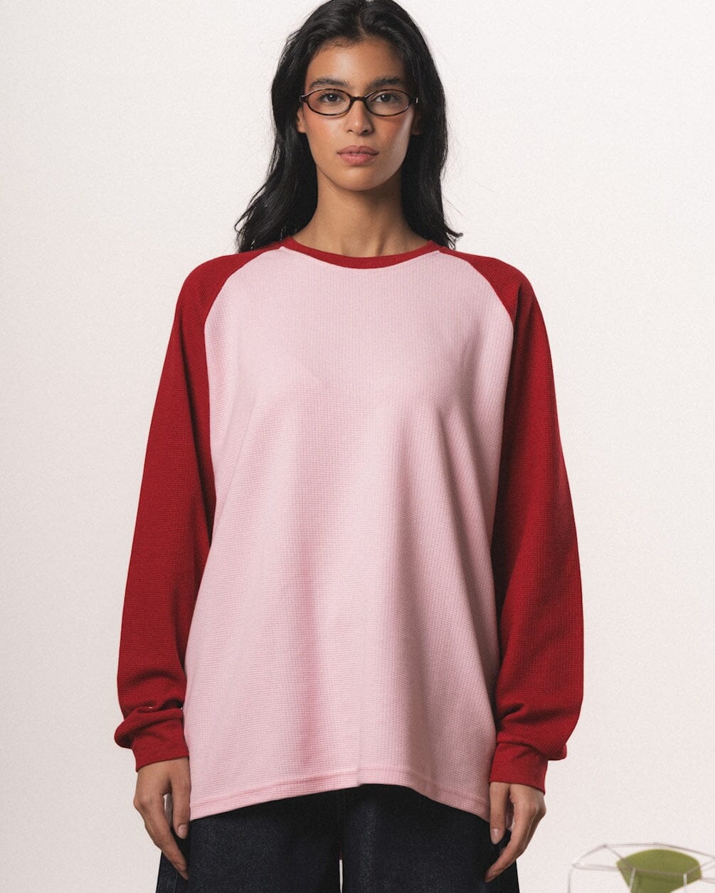 Pink Raglan Oversized Pullover Pullovers IN YOUR SHOE L