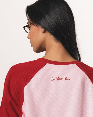 Pink Raglan Oversized Pullover Pullovers IN YOUR SHOE