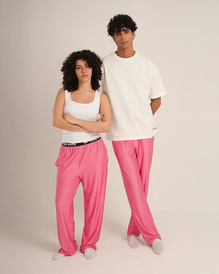 Pink Striped Pjoys PJOYS IN YOUR SHOE L