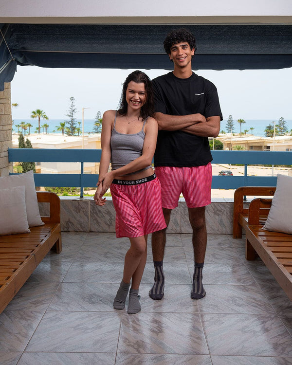 Pink Striped Pshorts