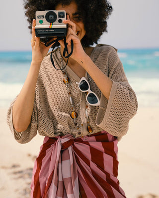 Pink Stripes Maxi Flowy Wrap Flowy Wraps Maxi IN YOUR SHOE