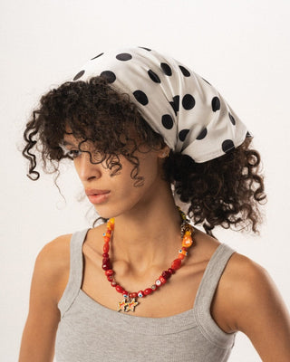 Polka Satin Bandana Bandana IN YOUR SHOE