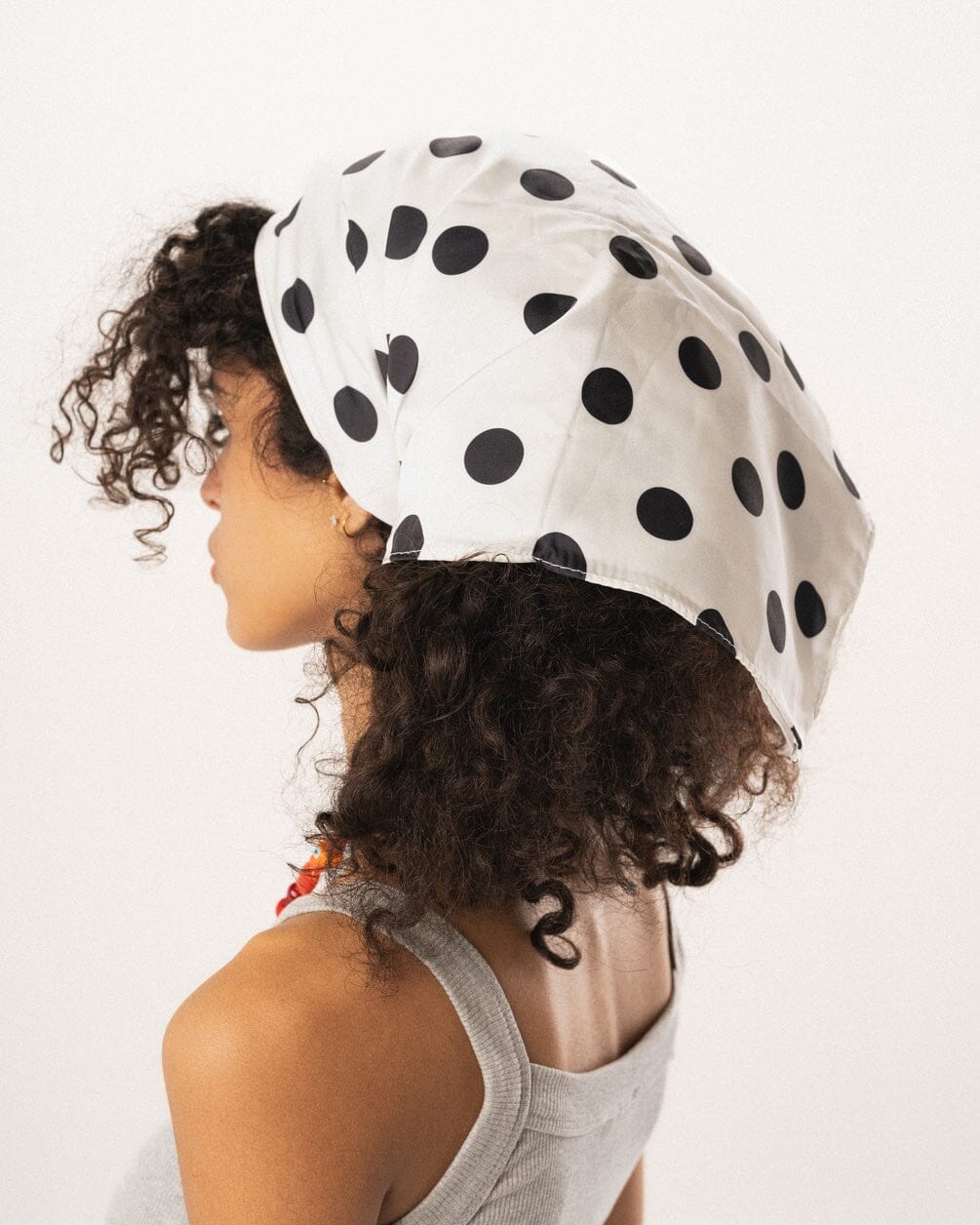 Polka Satin Bandana Bandana IN YOUR SHOE