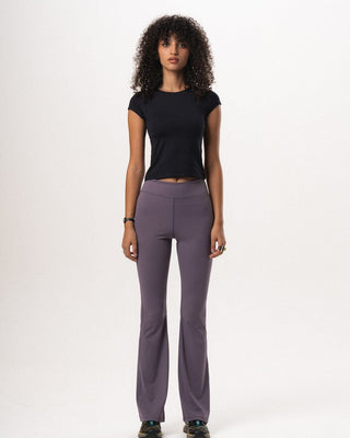 Purple Flared Leggings Leggings IN YOUR SHOE S