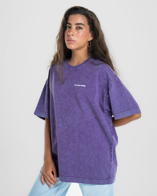 Purple Haze Washed Oversized Tee Washed Oversized Tee IN YOUR SHOE S