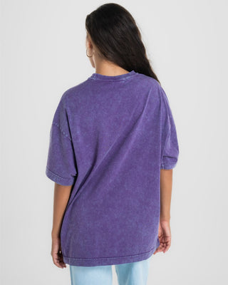 Purple Haze Washed Oversized Tee Washed Oversized Tee IN YOUR SHOE