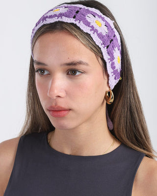 Purple Mini Crochet Bandana Bandana IN YOUR SHOE