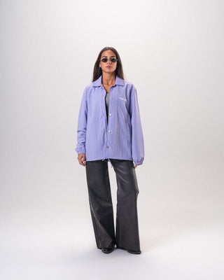 Purple Printed Regular Windbreaker Windbreaker IN YOUR SHOE S