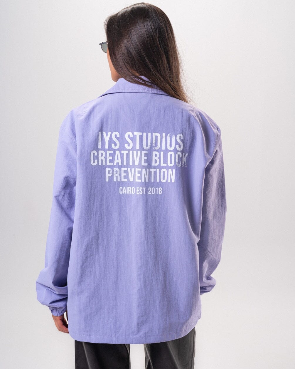 Purple Printed Regular Windbreaker Windbreaker IN YOUR SHOE XL