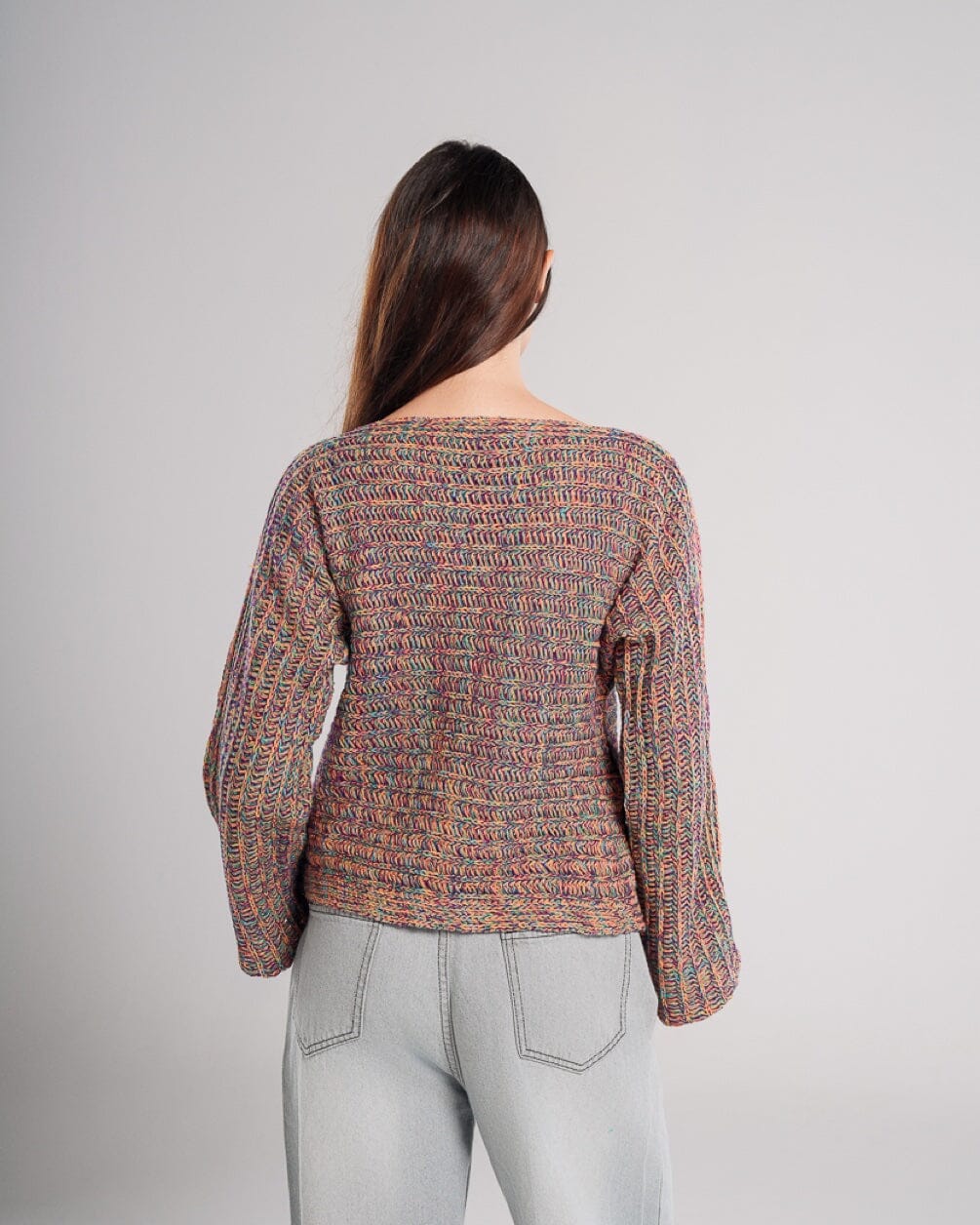 Purple Thread Boxy Sweater Sweaters IN YOUR SHOE XL
