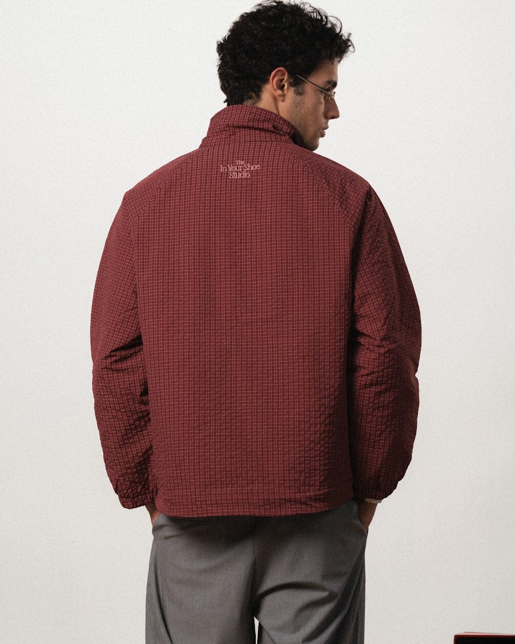 Red Check Windbreaker Windbreaker IN YOUR SHOE L