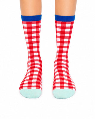 Red Fence Neck Socks Neck Socks IN YOUR SHOE