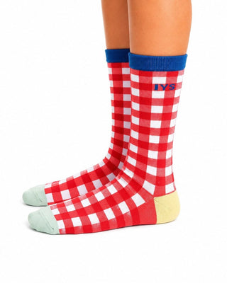 Red Fence Neck Socks Neck Socks IN YOUR SHOE