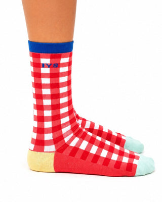 Red Fence Neck Socks Neck Socks IN YOUR SHOE