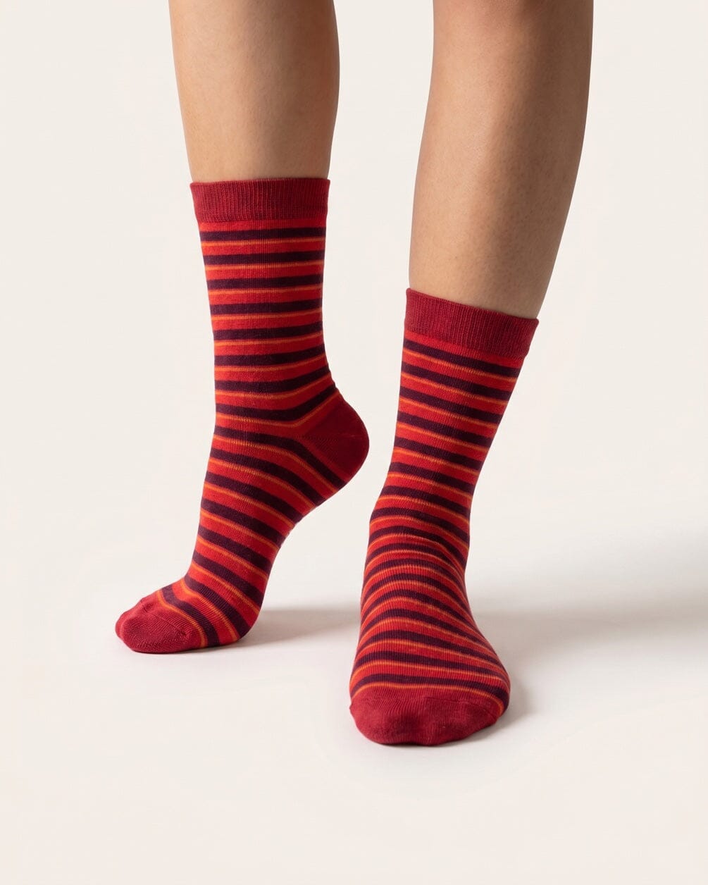 Red Granny Neck Socks Neck Socks IN YOUR SHOE