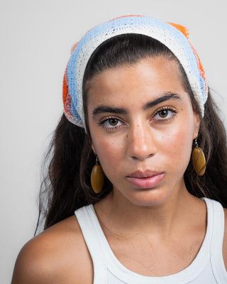 Red Ice Cream Crochet Bandana Bandana IN YOUR SHOE