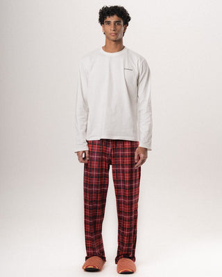 Red Plaid Fluffy Pjoys Fluffy Pjoys IN YOUR SHOE M