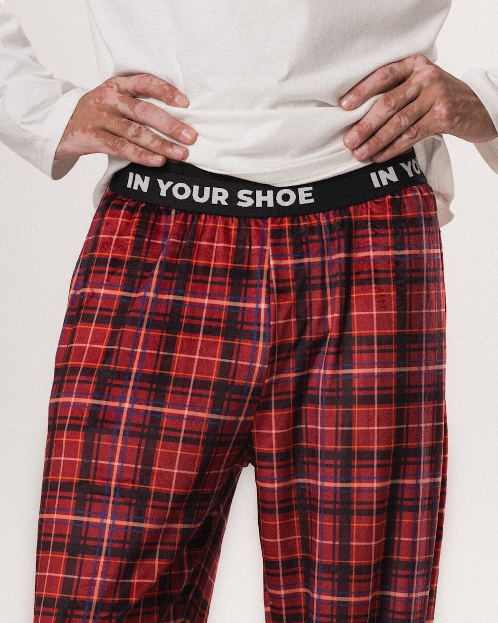 Red Plaid Fluffy Pjoys Fluffy Pjoys IN YOUR SHOE