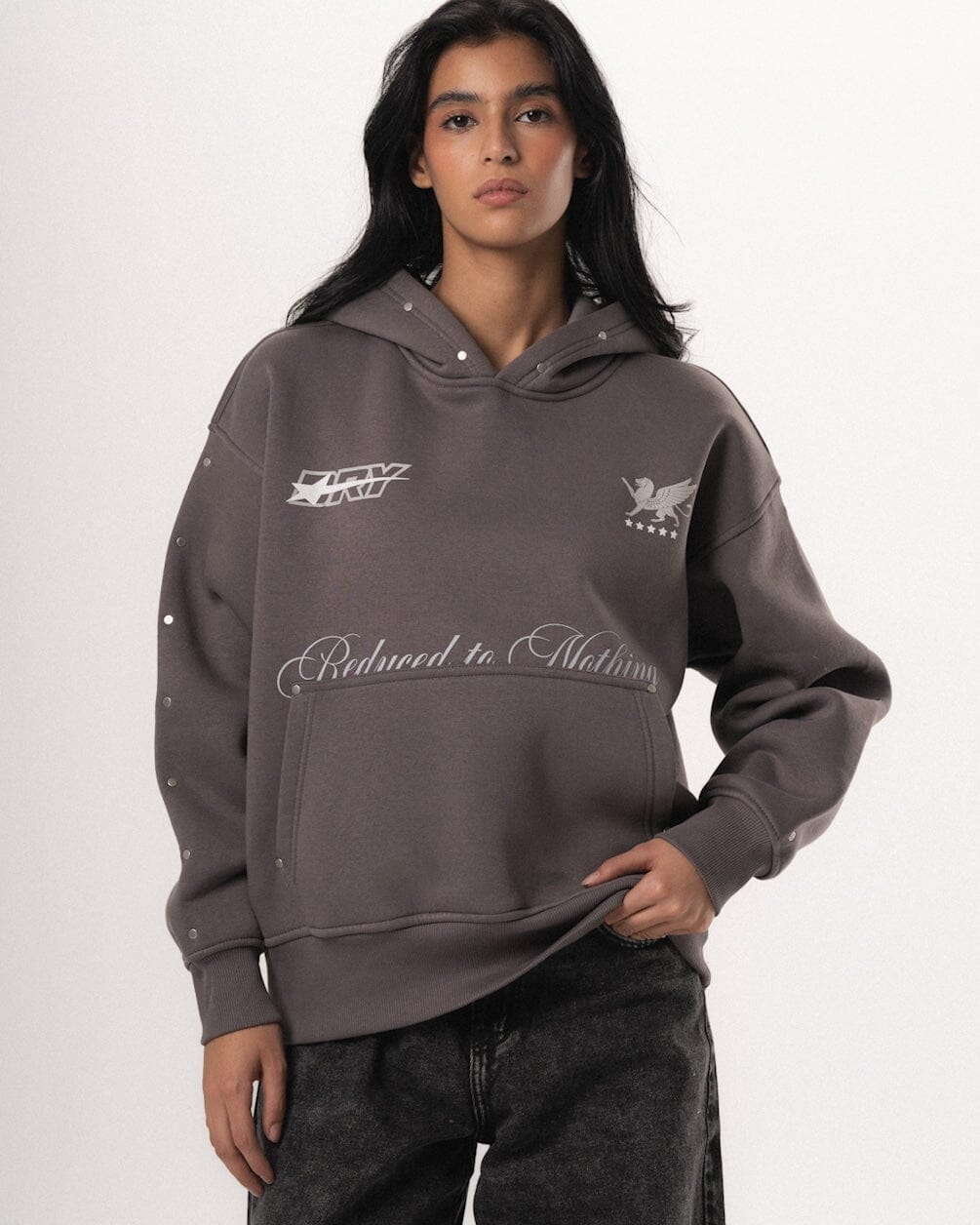 Reduced To Nothing Boxy Hoodie Boxy Hoodies IN YOUR SHOE M