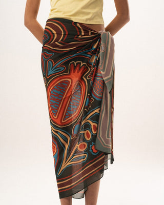 Roman W Zatoun Chiffon Flowy Wrap Flowy Wraps IN YOUR SHOE