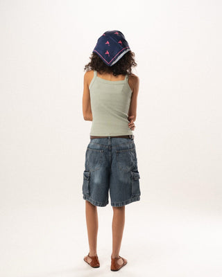 Sage Green Ribbed Tank Top Tank Tops IN YOUR SHOE L