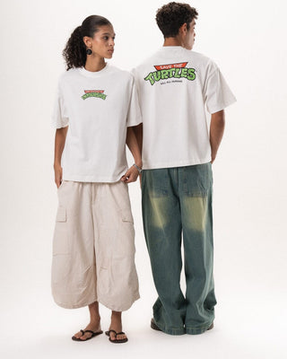 Save The Turtles Boxy Tee Printed Boxy Tee IN YOUR SHOE S White
